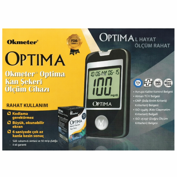 Okmeter Optima Kan Şekeri Ölçüm Cihazı
